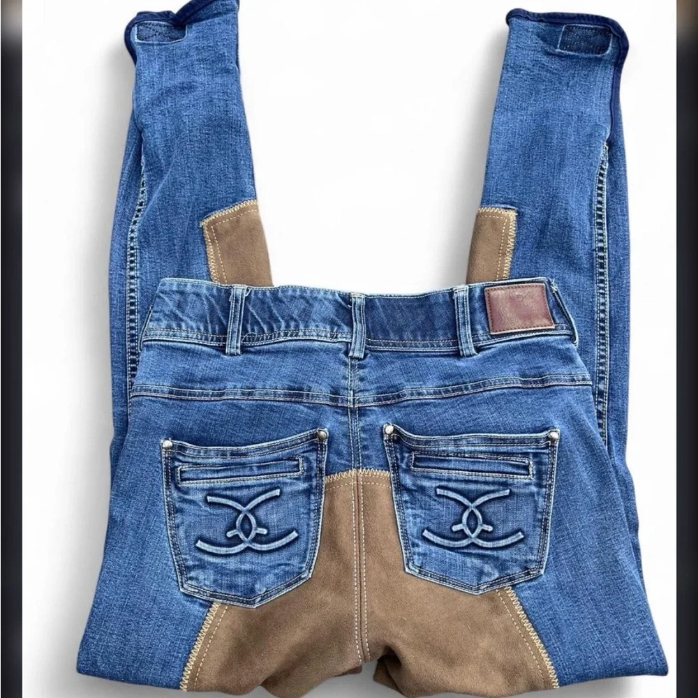 Goode Rider Equestrian Jean - Full Seat Mid Rise All Purpose Breech Size 26R - Picture 9 of 14